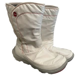 Crocs Duet Busy Day Boots Snow Faux Fur Fleece Lined Bootie Women’s Size 9